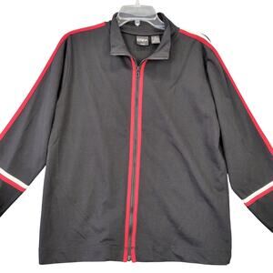 Erika Sport Black Lightweight Jacket Size S Windbreaker Zip Long Sleeves Women's